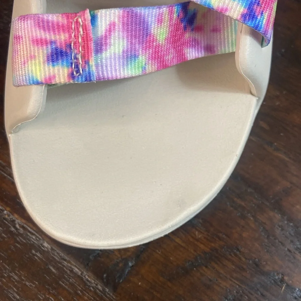 Chaco Chillos Slides Light Tie-Dye Kids Size 4